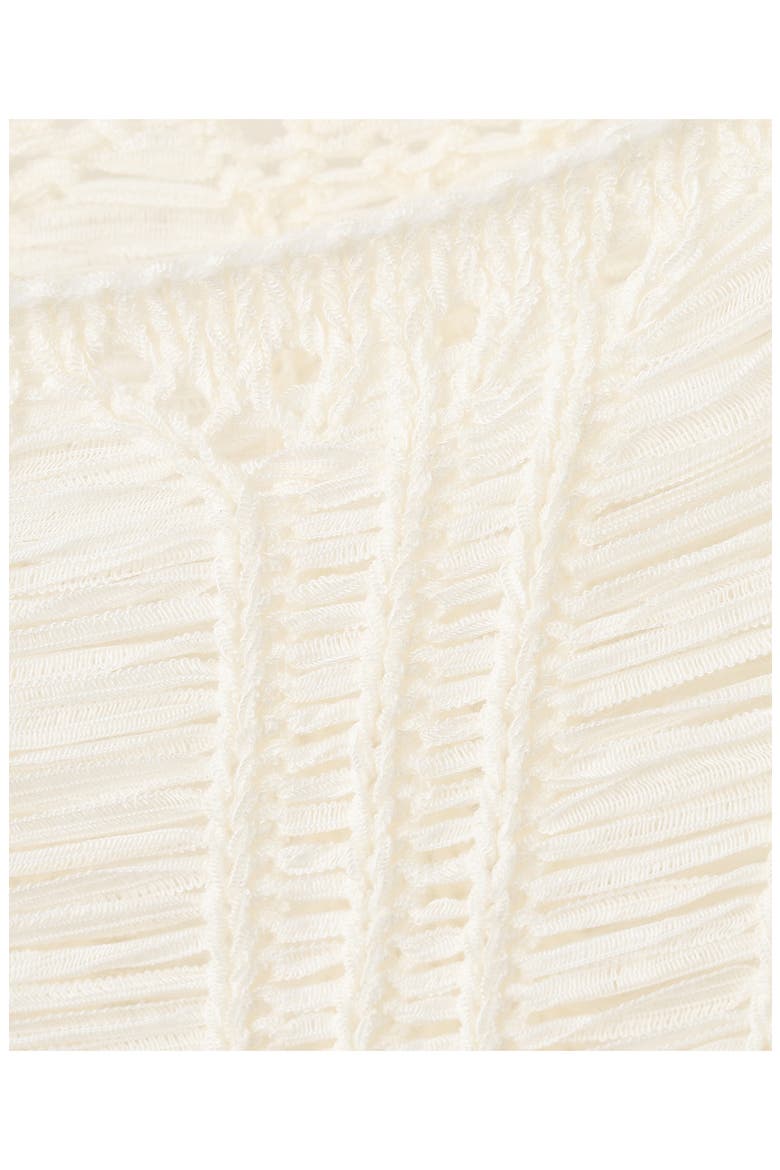 Fray Open Knit Sweater, Alternate, color, ECRU
