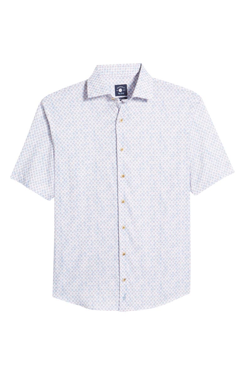 johnnie-O Ida Short Sleeve Button-Up Shirt, Alternate, color, 