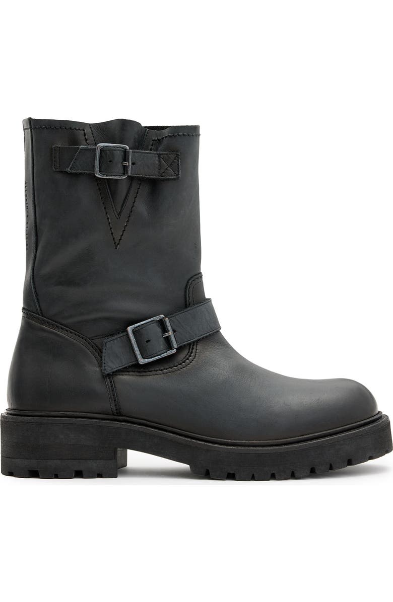 AllSaints Tait Engineer Boot, Alternate, color, Black