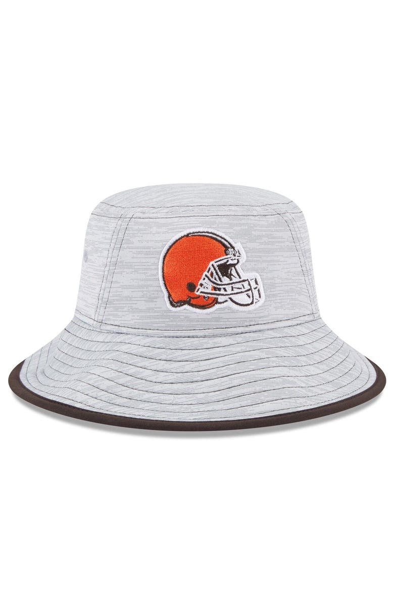 New Era Men's New Era Gray Cleveland Browns Game Bucket Hat, Main, color, Gray