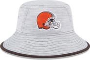New Era Men's New Era Gray Cleveland Browns Game Bucket Hat
