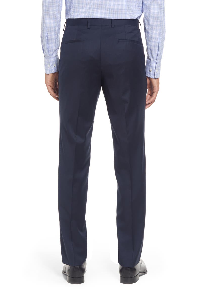 Genius Slim Fit Wool Suit Pants, Alternate, color, NAVY