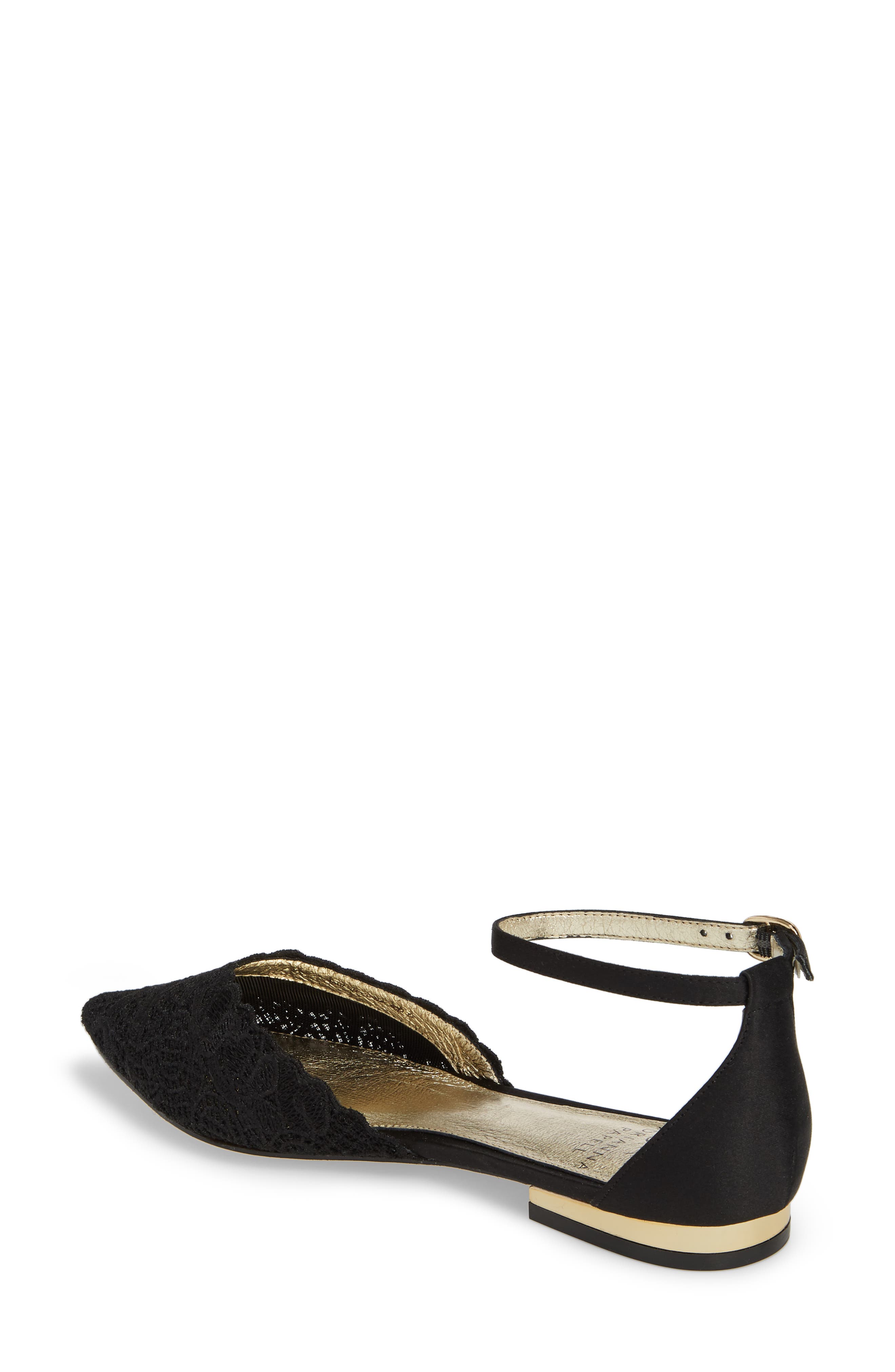 Adrianna Papell Trala Ankle Strap Flat, Alternate, color, 