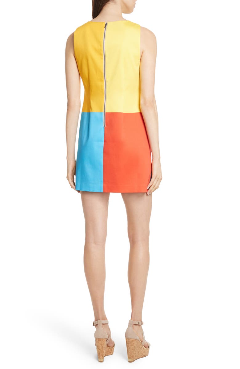 Alice + Olivia AO x The Beatles Clyde A-Line Shift Dress, Alternate, color, 