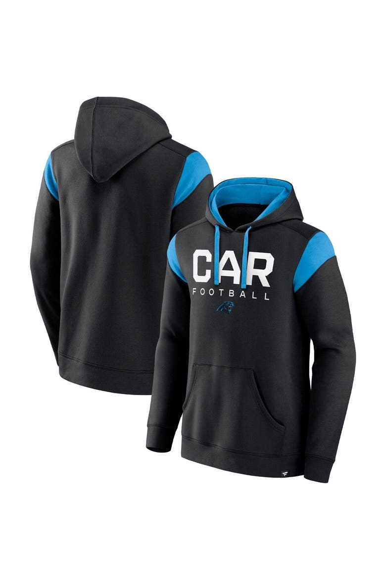 Men's Fanatics Branded Black Carolina Panthers Call The Shot Pullover Hoodie, Main, color, Black