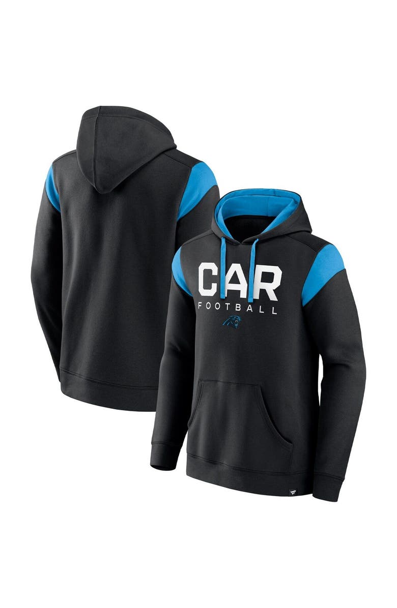FANATICS Men's Fanatics Branded Black Carolina Panthers Call The Shot Pullover Hoodie, Main, color, 