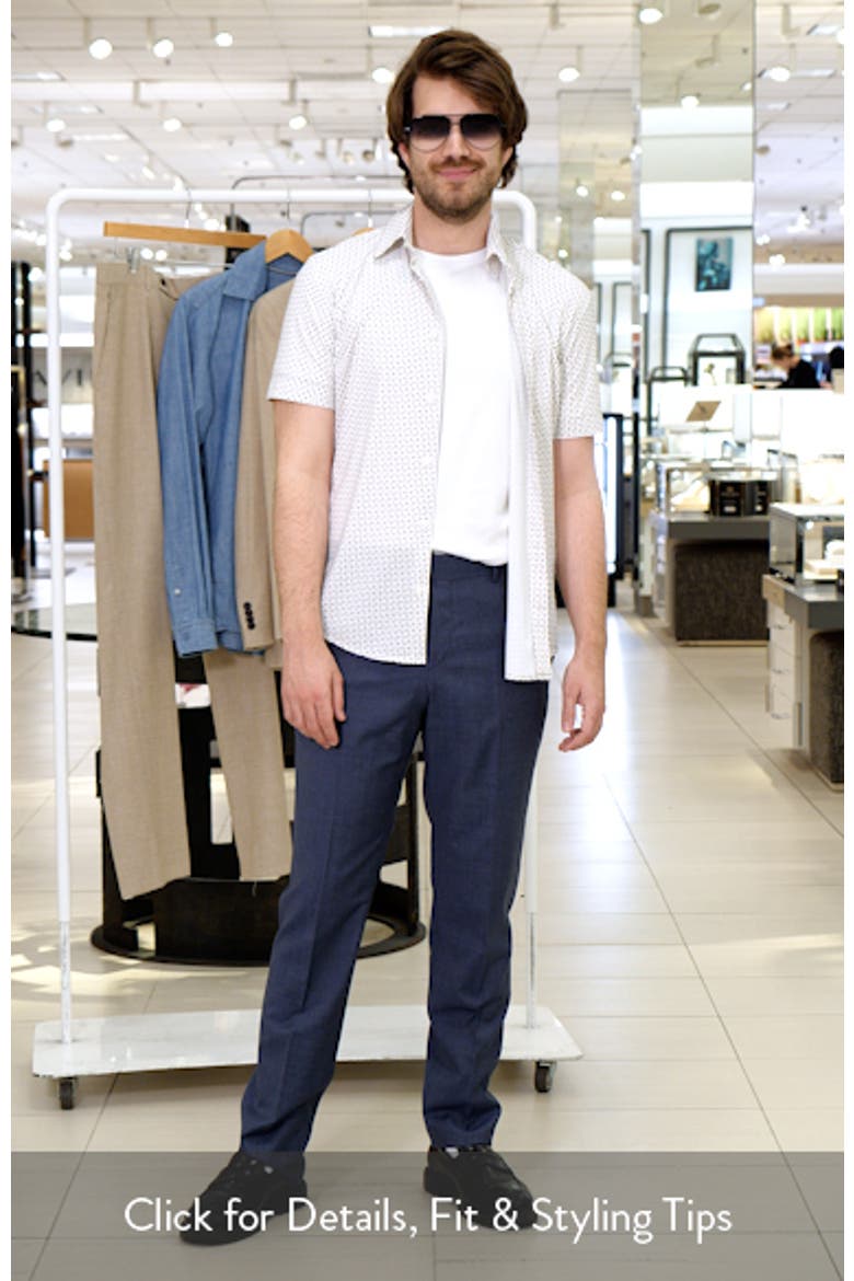 Roan Kent Slim Fit Short Sleeve Performance Button-Up Shirt video