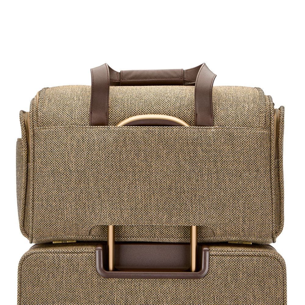Hartmann Tweed Travel Duffel, Alternate, color, Tweed/Natural Leather