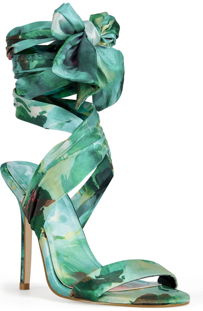 AZALEA WANG Elzon Ankle Wrap Sandal, Main, color,