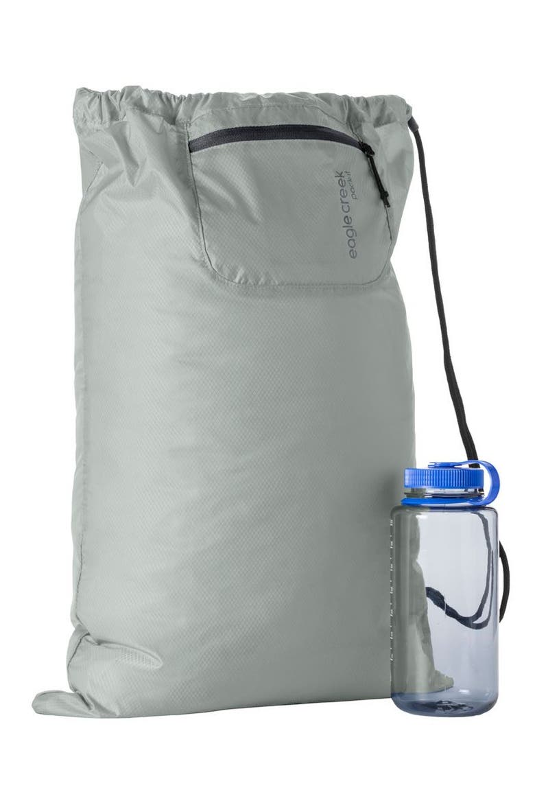 Packable Laundry Sack, Alternate, color, Storm Grey