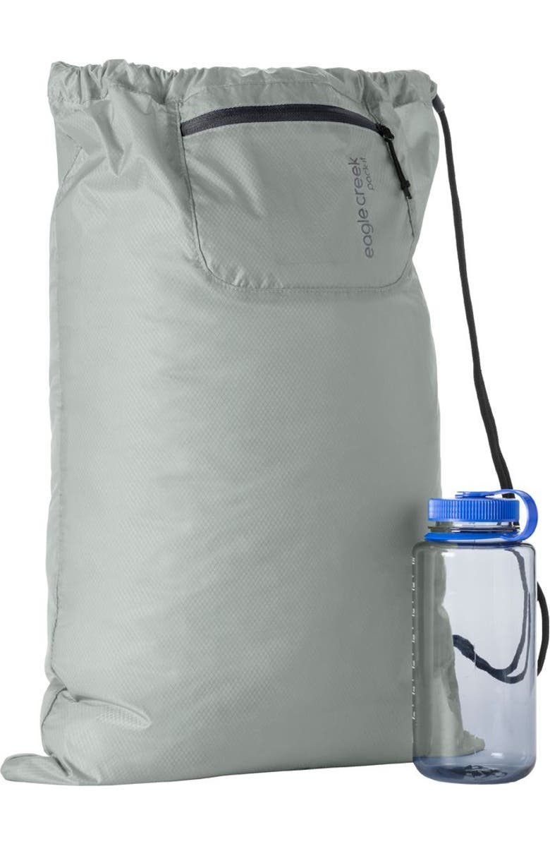 EAGLE CREEK Packable Laundry Sack, Alternate, color, Storm Grey