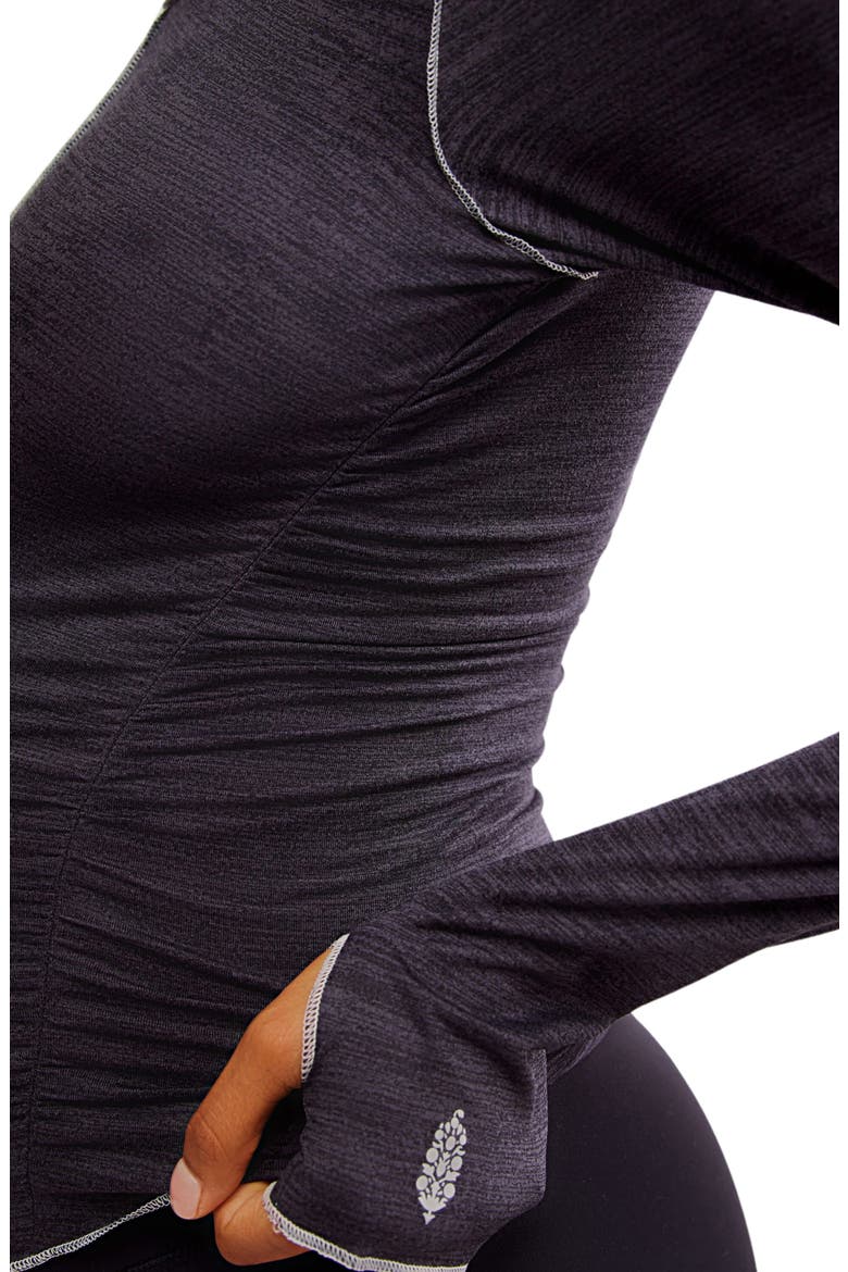 FP Movement Hatch Right On Run Layering T-Shirt, Alternate, color, BLACK