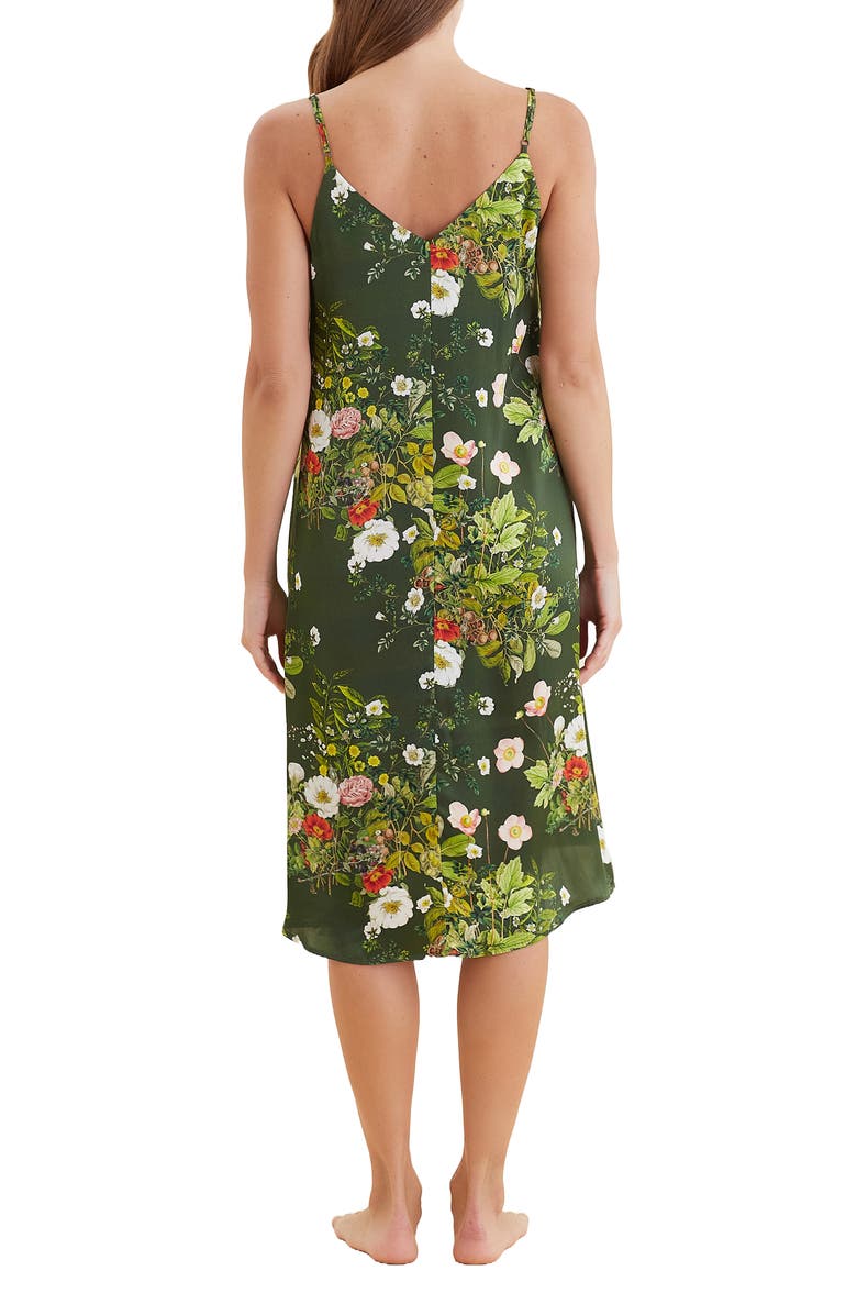 Papinelle x Karen Walker Love Letters Silk Nightgown, Alternate, color, 