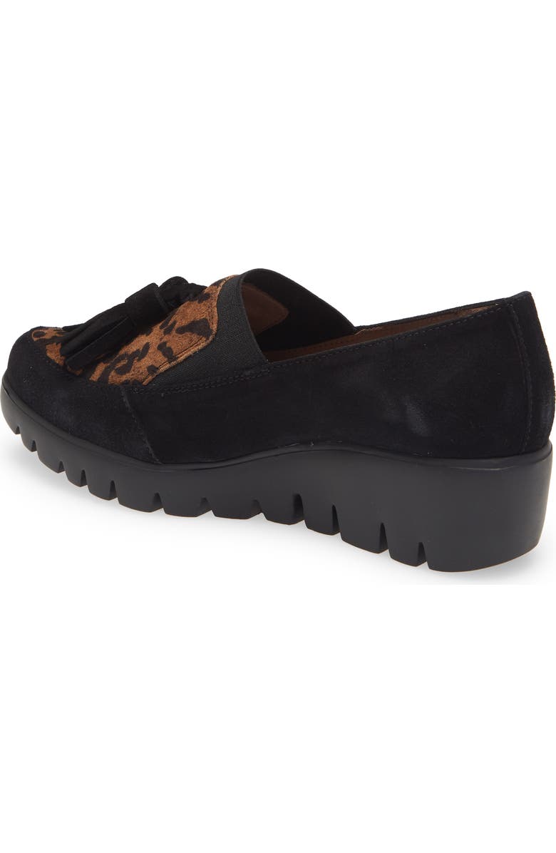 Wonders Wedge Tassel Loafer, Alternate, color,