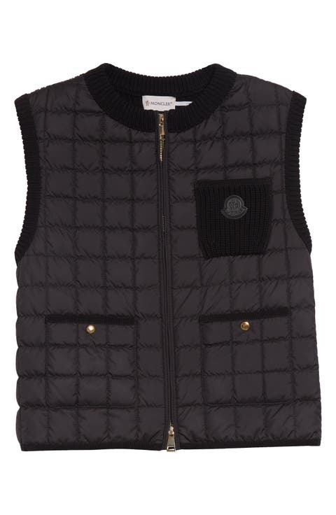 Knit & Quilted Down Vest
