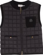 Moncler Knit & Quilted Down Vest