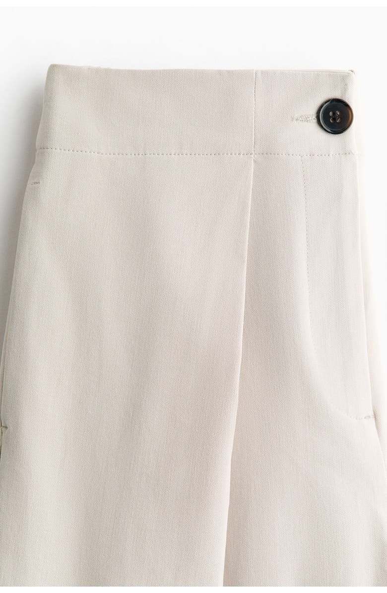 H&M Wrap-detail Cargo Trousers, Alternate, color, Light Beige