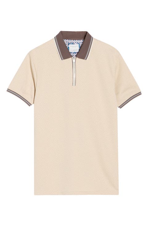 Tipped Printed Polo