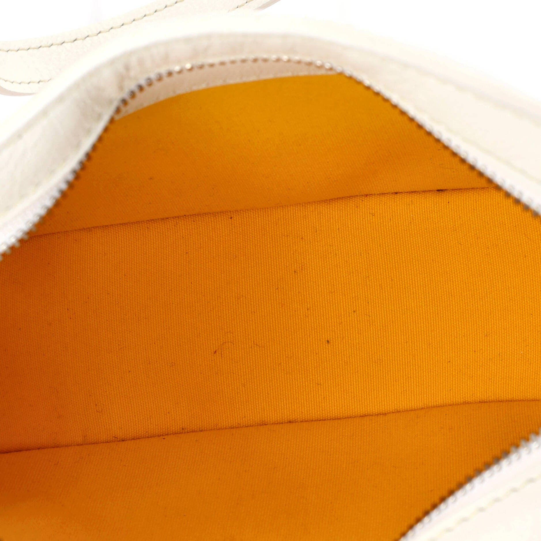 Pre-Owned Goyard Hirondelle Shoulder Bag Coated Canvas and Leather, Alternate, color, White