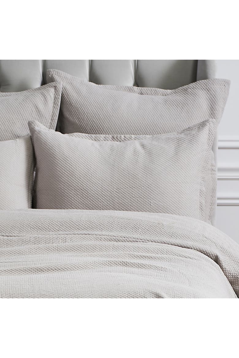 Diamond Pearl Grey King Duvet, Alternate, color, Gray