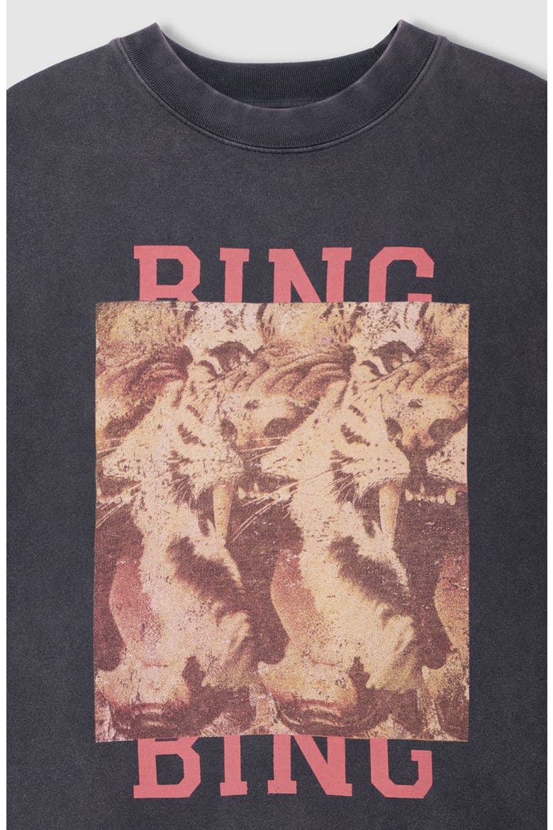 Miles Tiger Bing Sweatshirt, Alternate, color, Washed Black