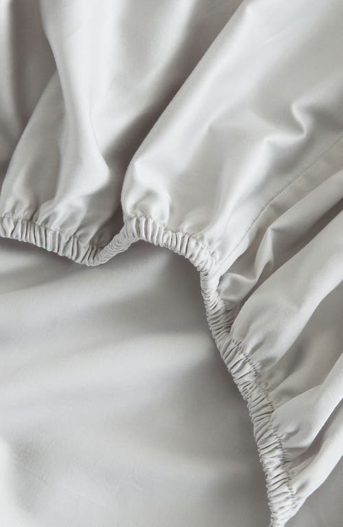 Verlee Cotton Sateen Sheet Set In Fog Grey