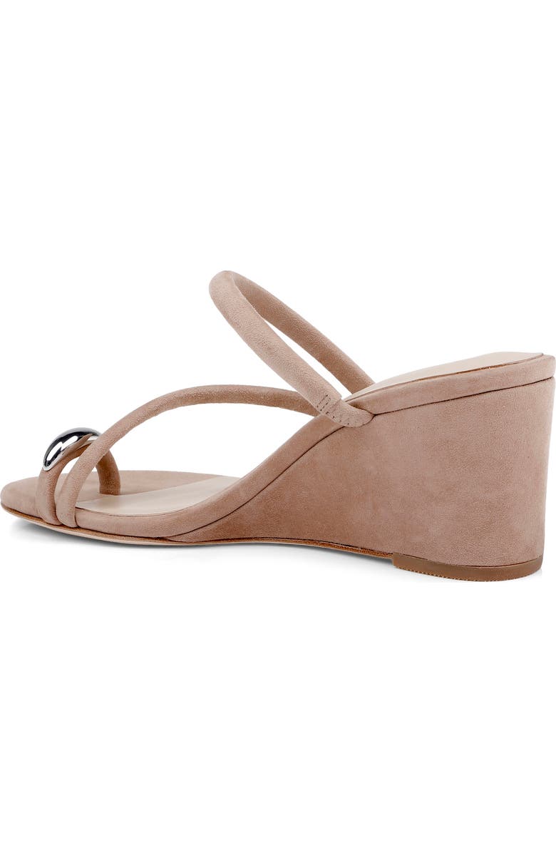 L'AGENCE Maritza Wedge Slide Sandal, Alternate, color, Cappuccino Suede