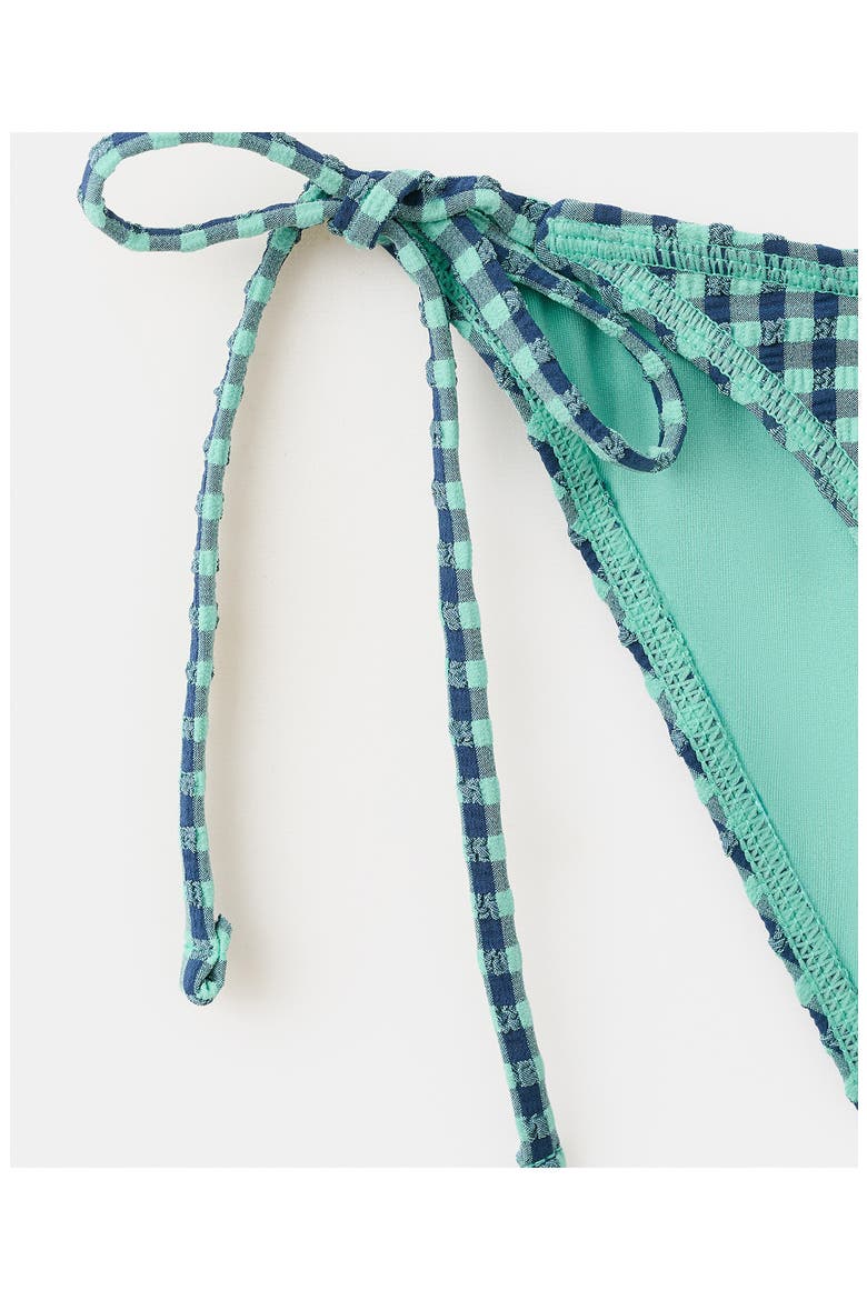 Smocked Two-Piece Swimsuit, Alternate, color, DARK TURQUOISE
