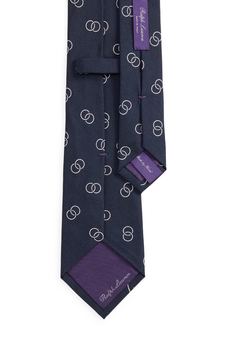 Ralph Lauren Purple Label Boat Scenic Silk Tie, Alternate, color, Navy