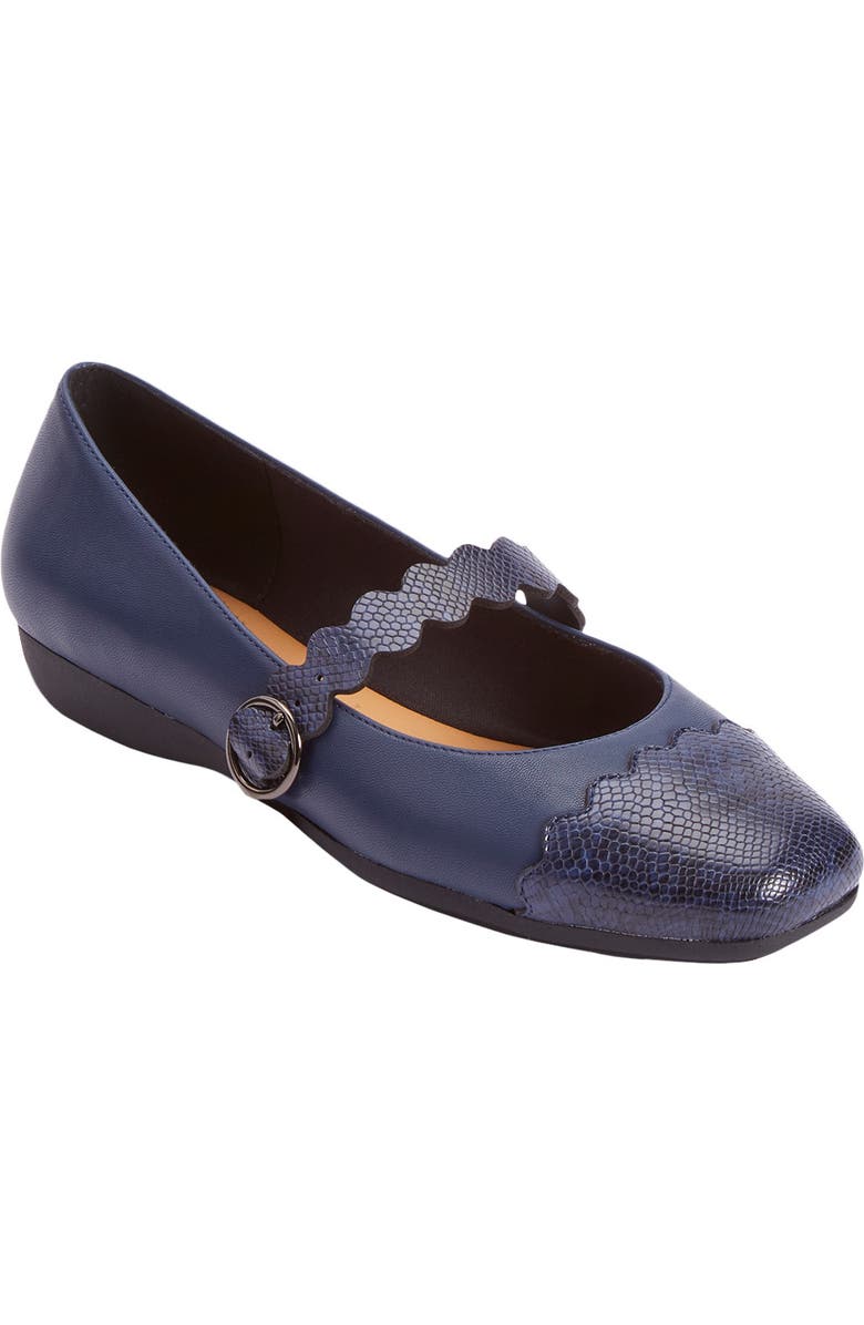 Comfortview The Louella Flat, Main, color, Navy