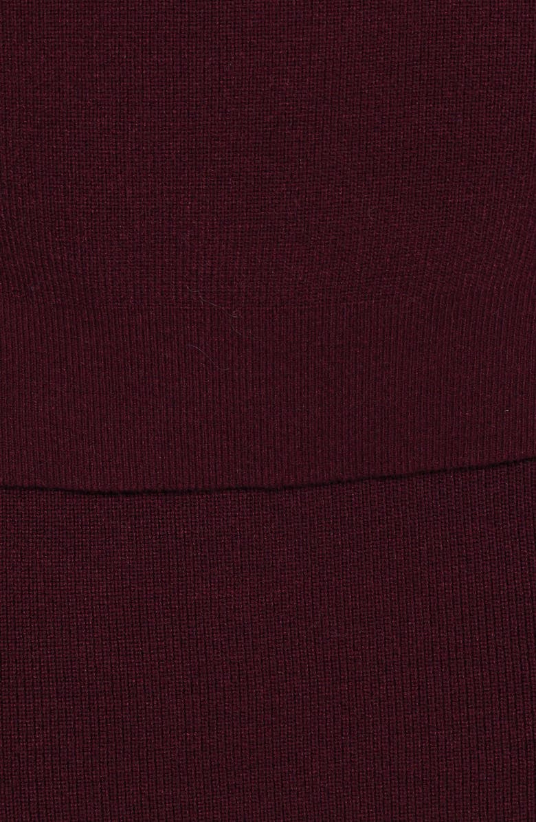 Petal & Pup Bridget Rib Sweater & Midi Set, Alternate, color, Maroon