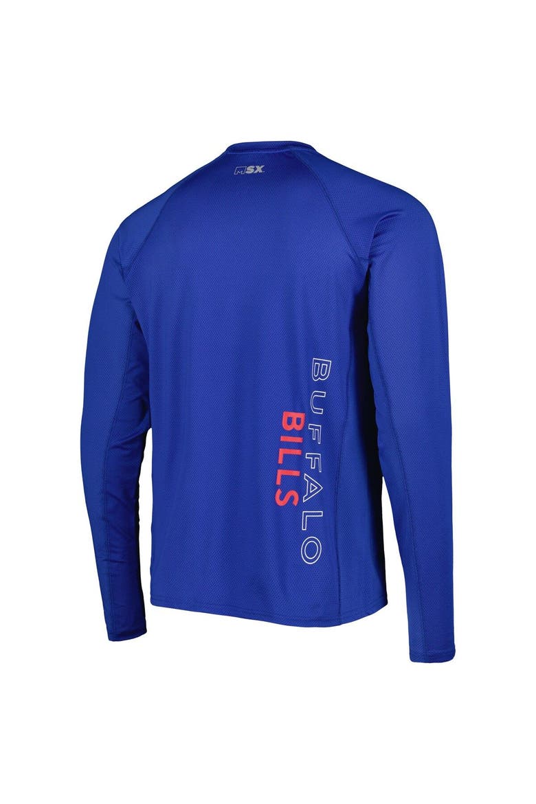Men's MSX by Michael Strahan Royal Buffalo Bills Interval Long Sleeve Raglan T-Shirt, Alternate, color, Royal