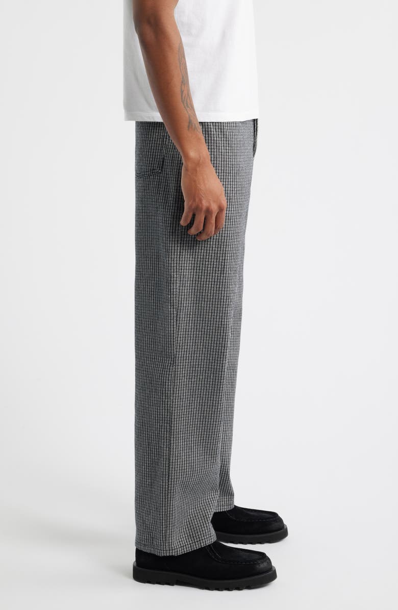 Obey Classic Baggy Plaid Jeans, Alternate, color, Black Multi