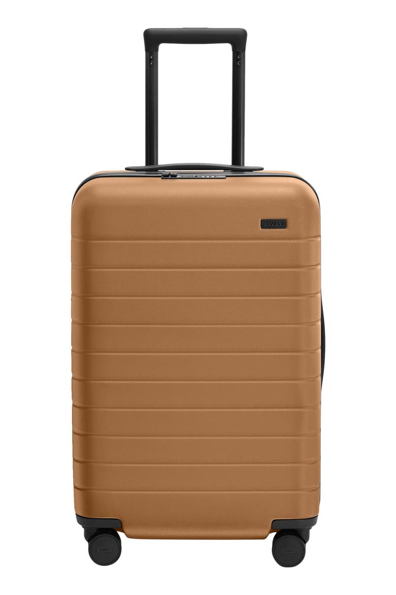 The Bigger Flex Carry-On Suitcase (Nordstrom Exclusive), Main, color, TAWNY BROWN