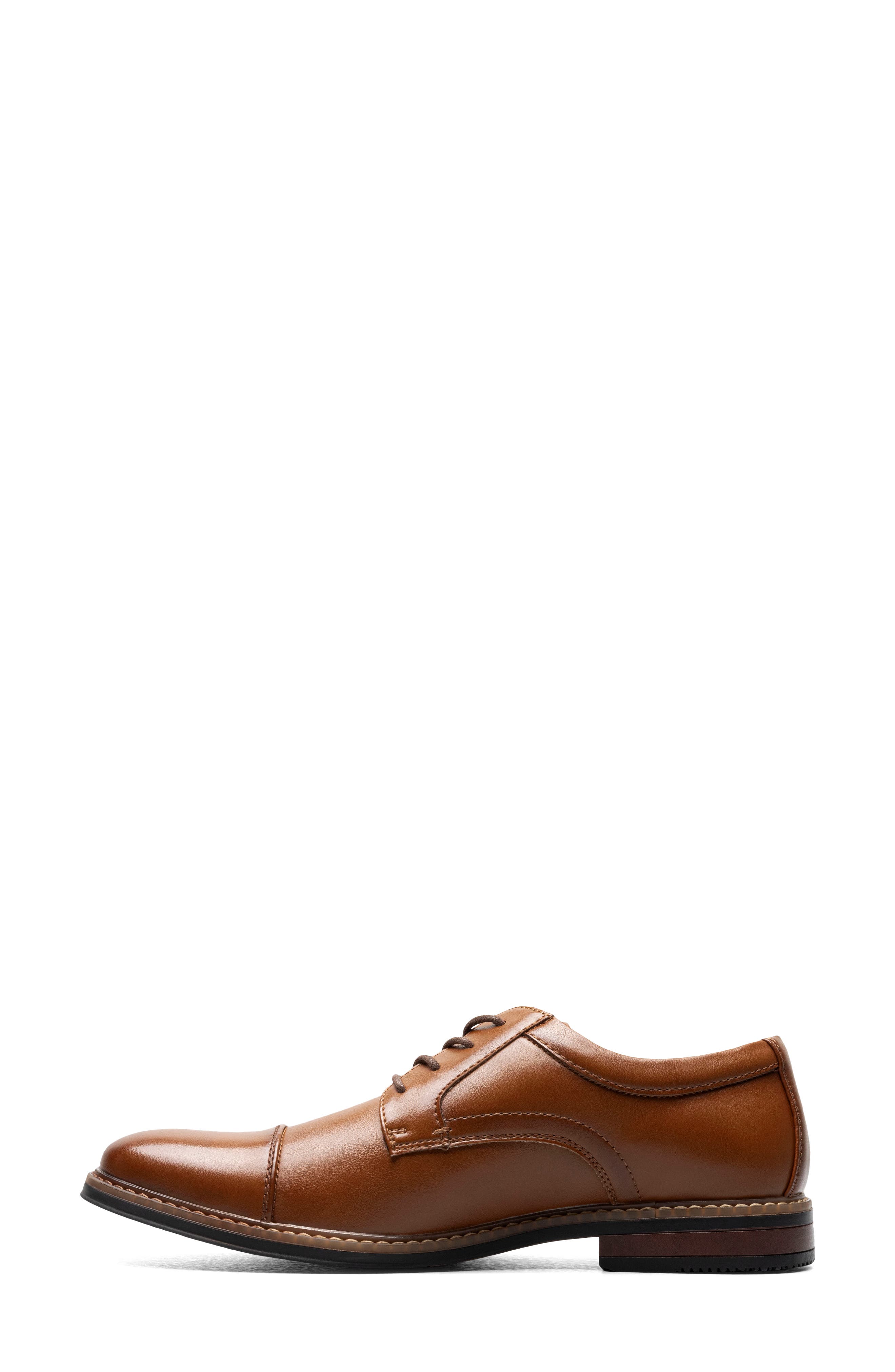 Carmelo Cap Toe Derby - Wide Width Available, Alternate, color, COGNAC