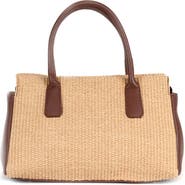 Persaman New York Lyra Raffia Tote Bag