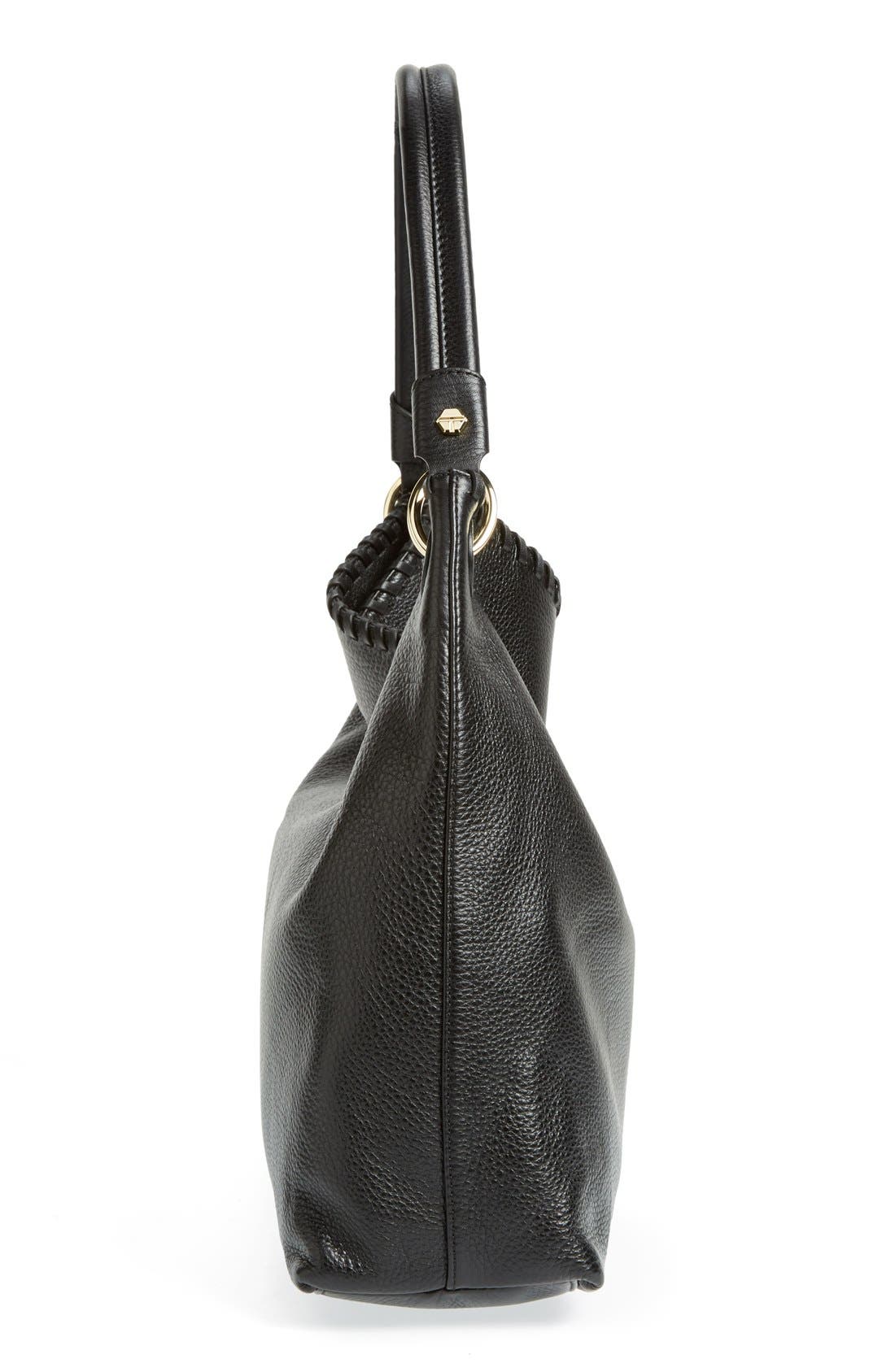 Tory Burch 'Marion' Leather Hobo, Alternate, color, 