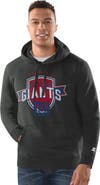 STARTER Men's Starter Charcoal New York Giants Vintage Pullover Hoodie