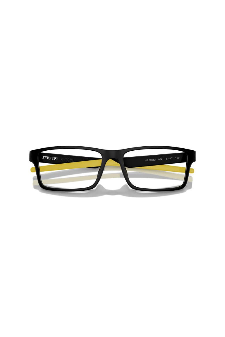 55mm Rectangle optical glasses, Alternate, color, Black