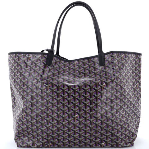 Saint Louis Tote Claire Voie Coated Canvas GM