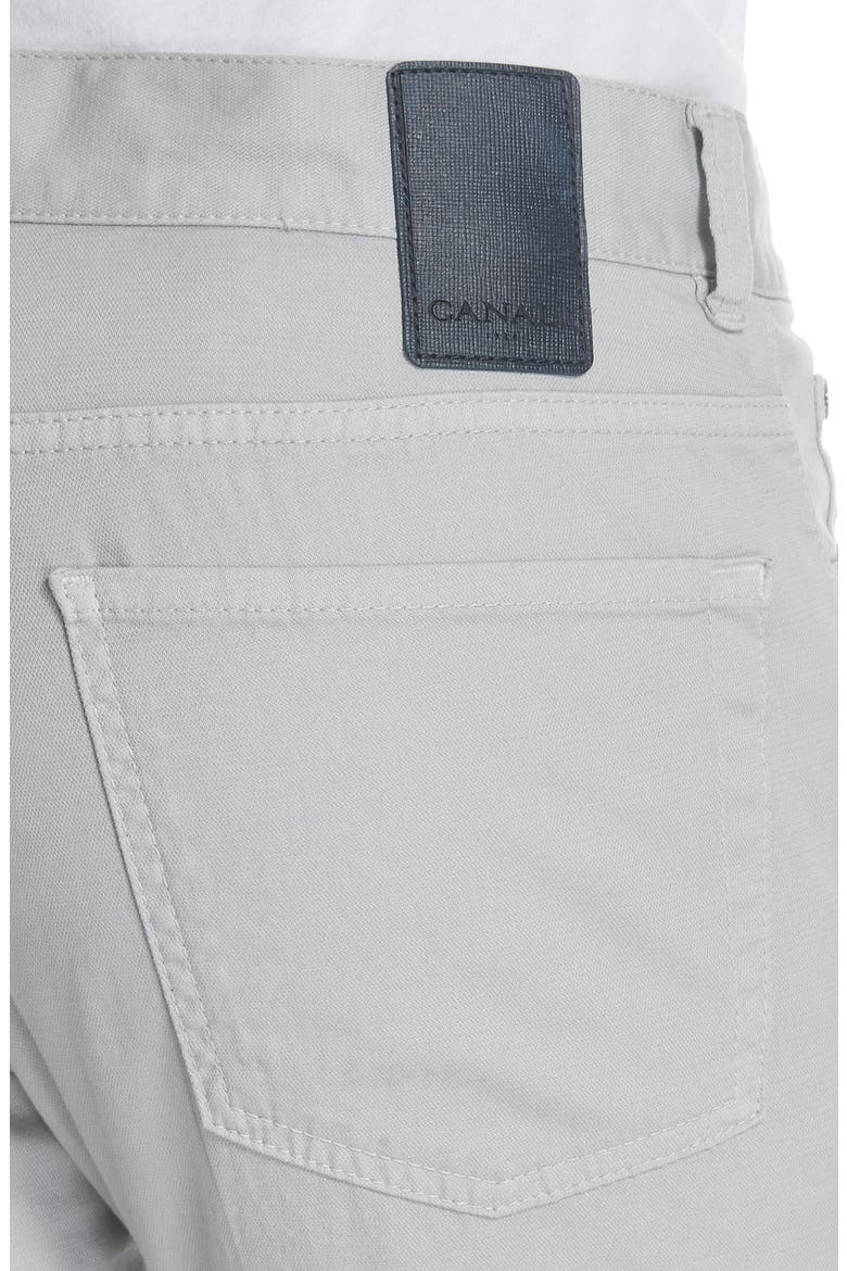 Stretch Wool Classic Fit Five-Pocket Trousers, Alternate, color, GREY