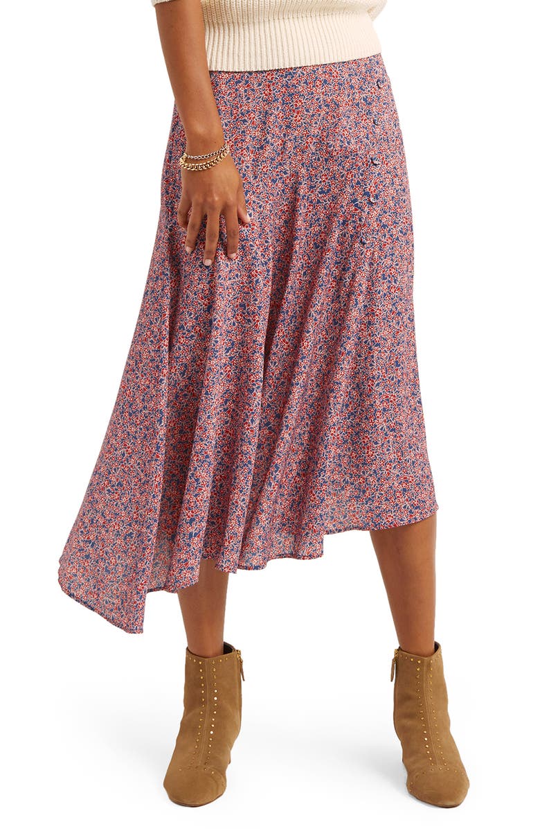 Rebecca Minkoff Reiana Asymmetrical Skirt, Main, color,