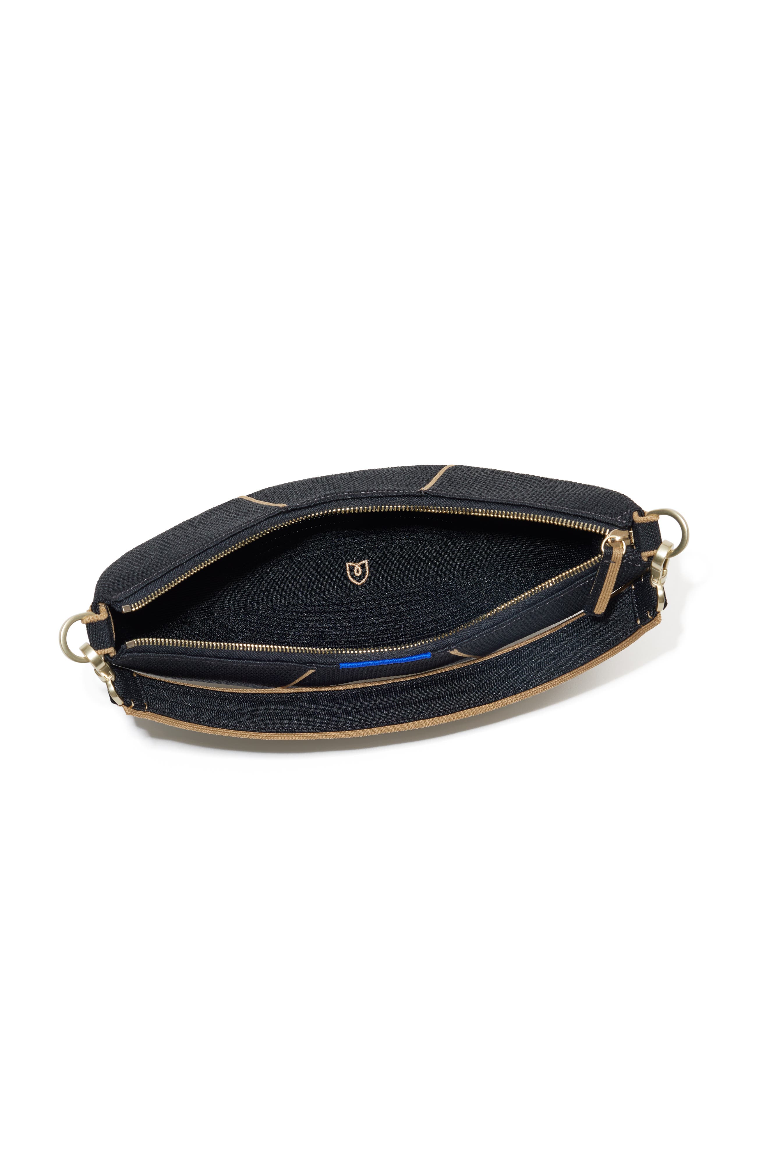 Rothy's The Crescent Bag, Alternate, color, Black
