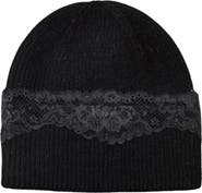 MARCUS ADLER Lace Applique Beanie