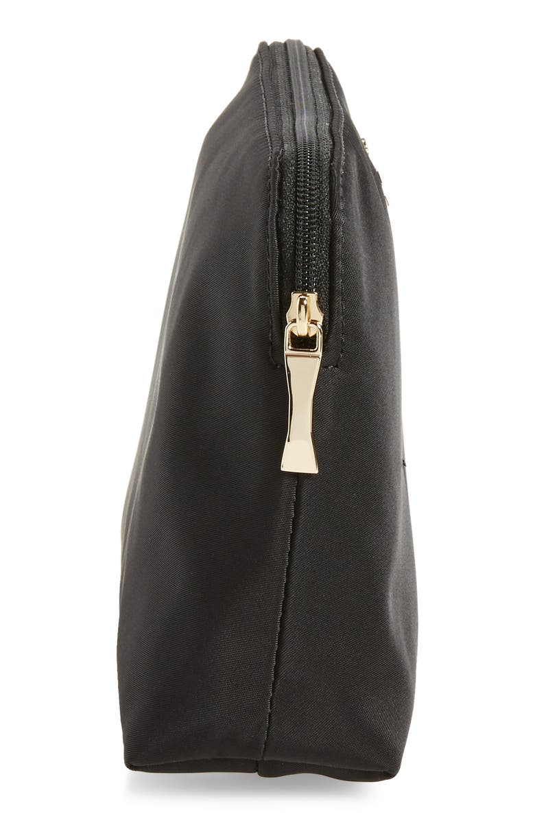 Kate Spade New York small classic briley nylon cosmetics case, Alternate, color, 