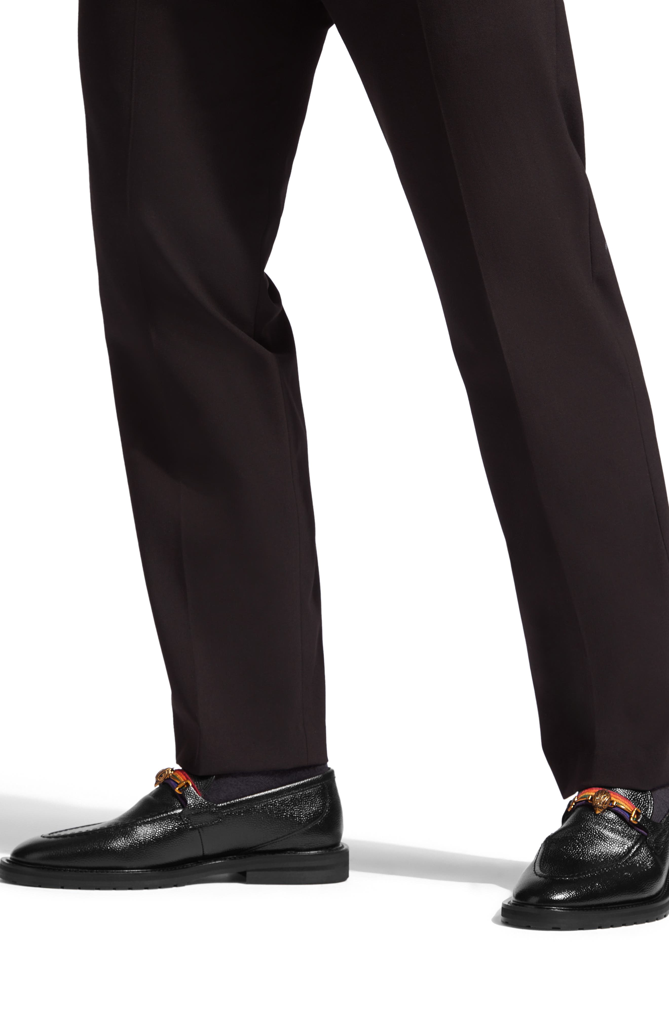 Bates Loafer, Alternate, color, BLACK
