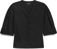 Theory Linen Blend Top