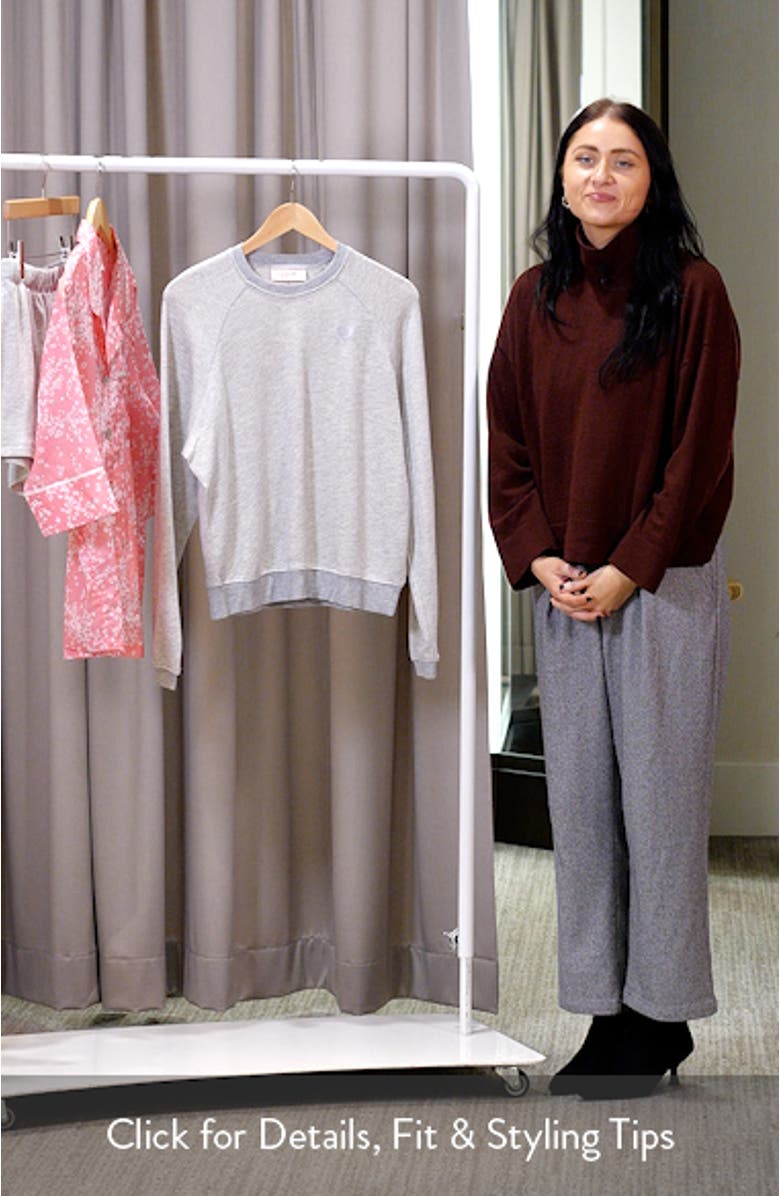 Most Wanted Long Sleeve Cotton Blend Sweatshirt, sales video thumbnail