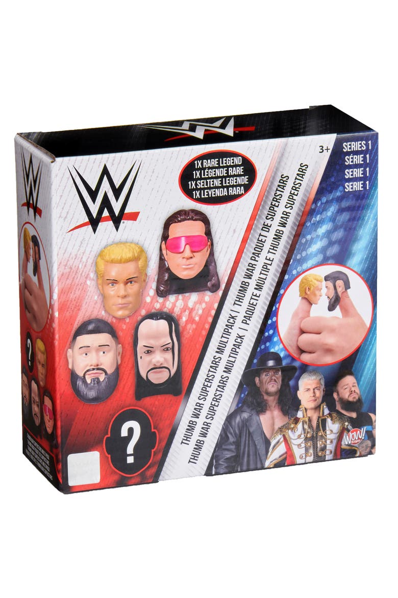 Thumb Wars 5 Pack, 1.5 Inch Finger Wrestling Figures, Main, color, Multicolored