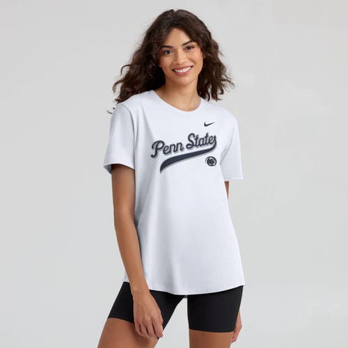 Nike White Penn State Nittany Lions Local Script T-shirt